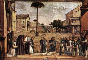 聖ヒエロニムス ヴィットーレ カルパッチョの葬儀 Oil Paintings